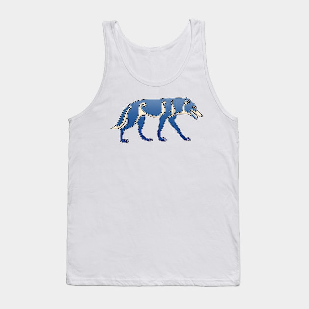 Pictish Wolf Tank Top by Hareguizer